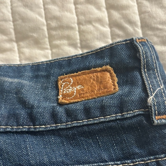 PAIGE Dark Blue Flare Jeans - Picture 4 of 7